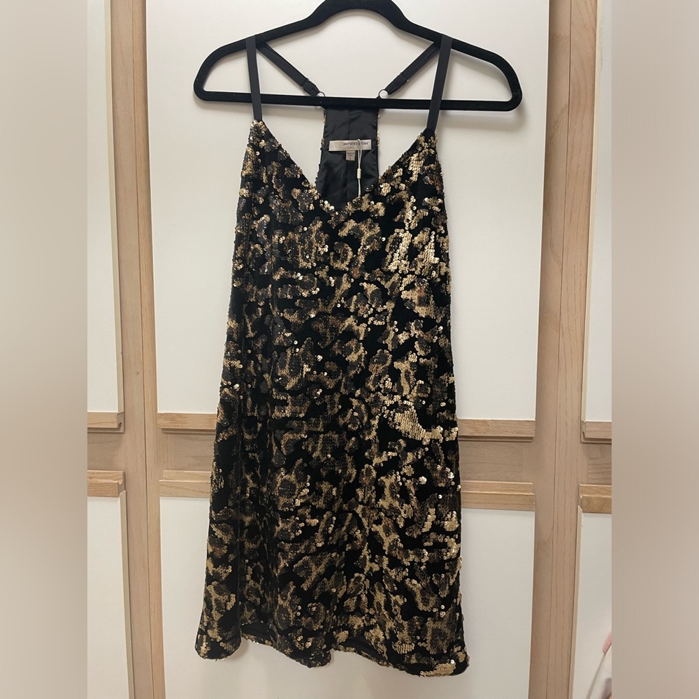 Lavender Brown Mini Dress
